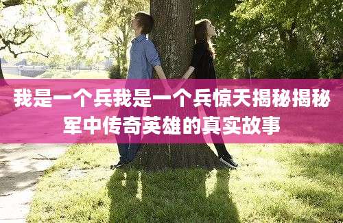 我是一个兵我是一个兵惊天揭秘揭秘军中传奇英雄的真实故事