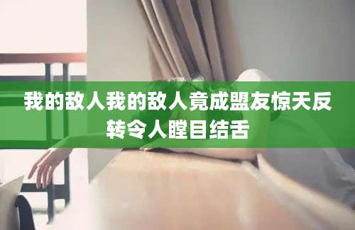 我的敌人我的敌人竟成盟友惊天反转令人瞠目结舌