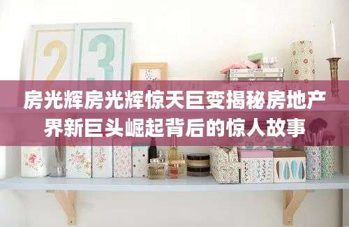 房光辉房光辉惊天巨变揭秘房地产界新巨头崛起背后的惊人故事