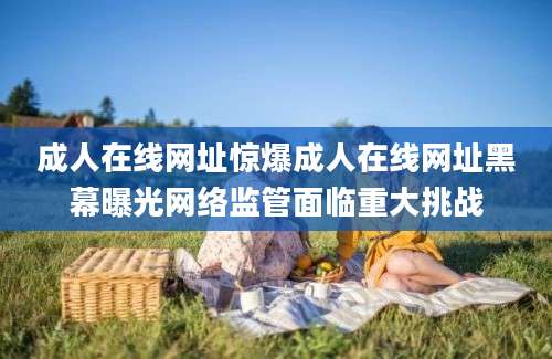 成人在线网址惊爆成人在线网址黑幕曝光网络监管面临重大挑战