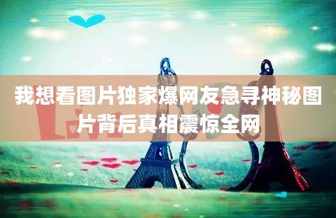 我想看图片独家爆网友急寻神秘图片背后真相震惊全网