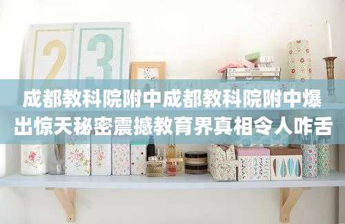 成都教科院附中成都教科院附中爆出惊天秘密震撼教育界真相令人咋舌