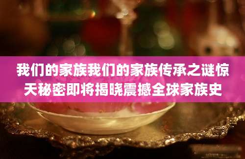 我们的家族我们的家族传承之谜惊天秘密即将揭晓震撼全球家族史