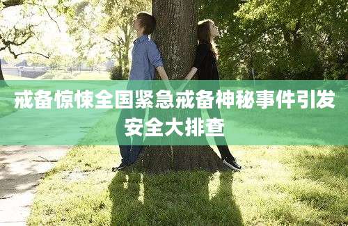 戒备惊悚全国紧急戒备神秘事件引发安全大排查