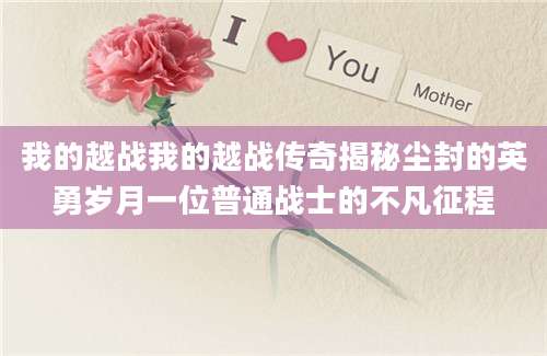 我的越战我的越战传奇揭秘尘封的英勇岁月一位普通战士的不凡征程
