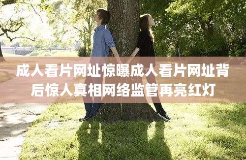 成人看片网址惊曝成人看片网址背后惊人真相网络监管再亮红灯
