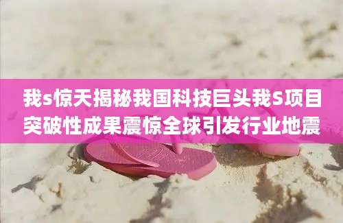 我s惊天揭秘我国科技巨头我S项目突破性成果震惊全球引发行业地震