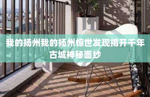 我的扬州我的扬州惊世发现揭开千年古城神秘面纱