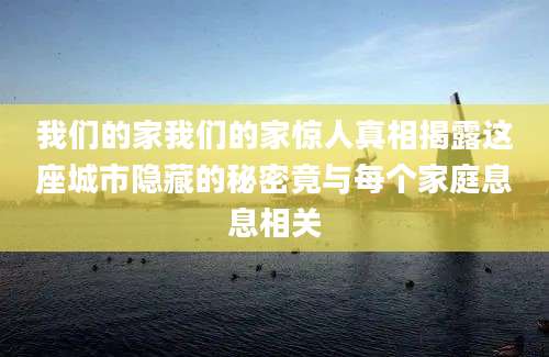 我们的家我们的家惊人真相揭露这座城市隐藏的秘密竟与每个家庭息息相关