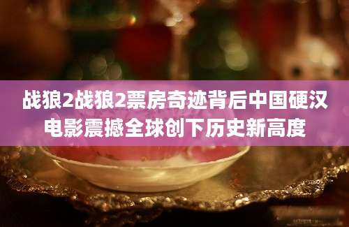 战狼2战狼2票房奇迹背后中国硬汉电影震撼全球创下历史新高度