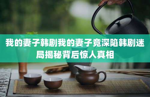 我的妻子韩剧我的妻子竟深陷韩剧迷局揭秘背后惊人真相
