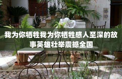 我为你牺牲我为你牺牲感人至深的故事英雄壮举震撼全国