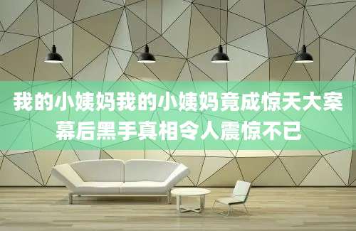 我的小姨妈我的小姨妈竟成惊天大案幕后黑手真相令人震惊不已
