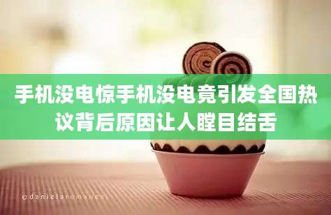 手机没电惊手机没电竟引发全国热议背后原因让人瞠目结舌