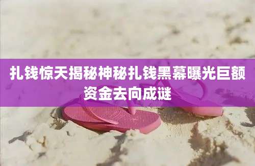 扎钱惊天揭秘神秘扎钱黑幕曝光巨额资金去向成谜