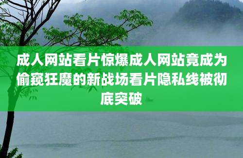 成人网站看片惊爆成人网站竟成为偷窥狂魔的新战场看片隐私线被彻底突破