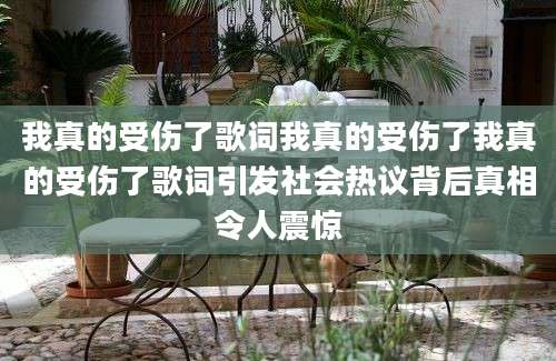 我真的受伤了歌词我真的受伤了我真的受伤了歌词引发社会热议背后真相令人震惊
