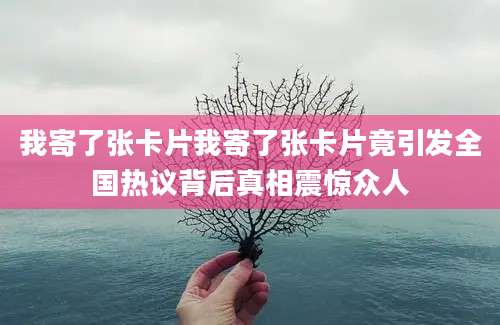 我寄了张卡片我寄了张卡片竟引发全国热议背后真相震惊众人