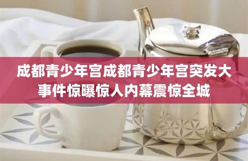 成都青少年宫成都青少年宫突发大事件惊曝惊人内幕震惊全城