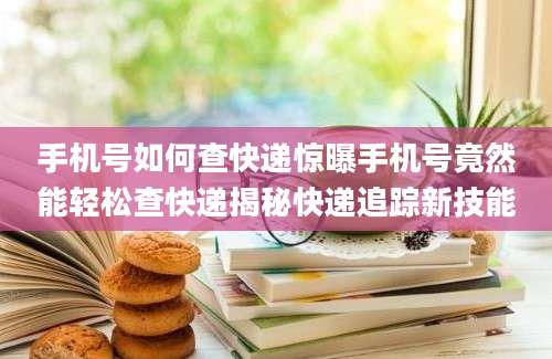 手机号如何查快递惊曝手机号竟然能轻松查快递揭秘快递追踪新技能