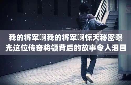 我的将军啊我的将军啊惊天秘密曝光这位传奇将领背后的故事令人泪目
